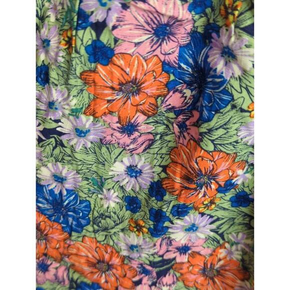 Wild Fable Women Floral Tiered Mini Dress Multicolor XL NWT Boho Coastal Prairie - Picture 6 of 9